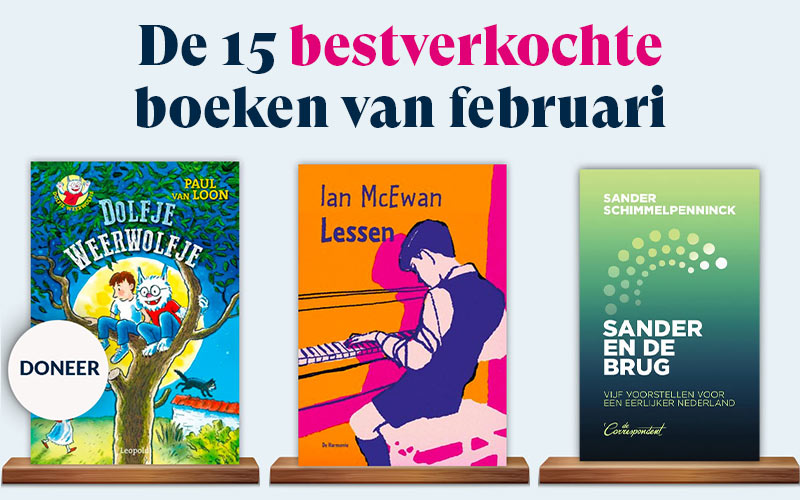 Top 15: deze boeken vonden in februari het vaakst de weg naar de lezer